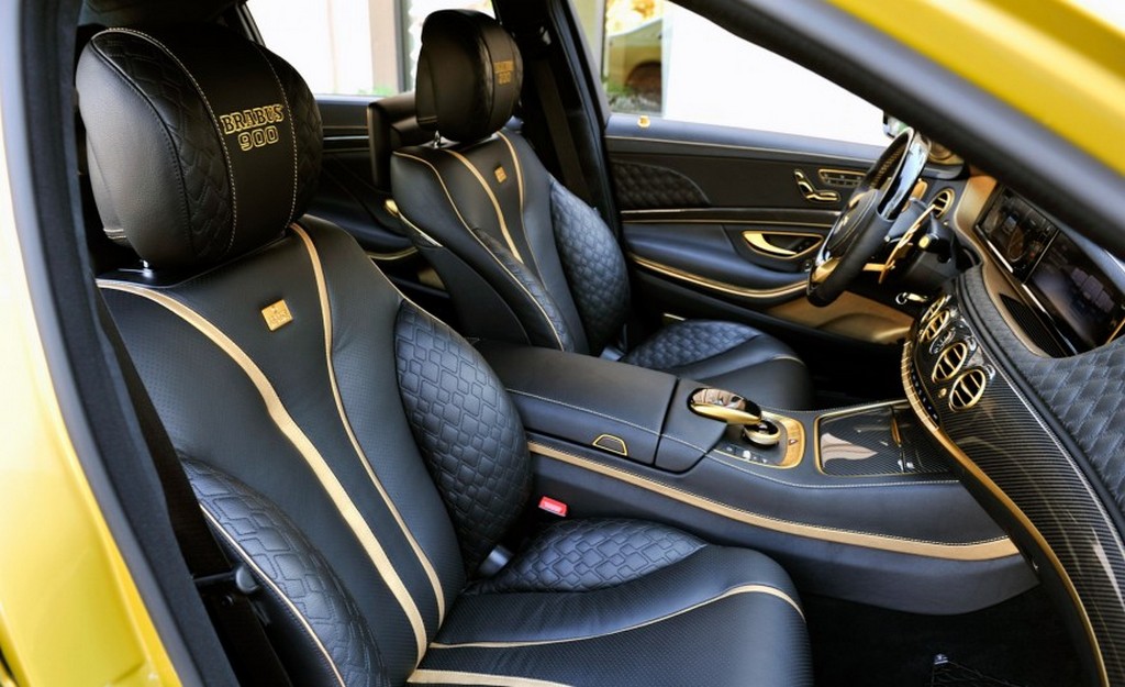 MERCEDES-AMG S 65 BRABUS ROCKET 900 DESERT GOLD: SOMENTE PARA OS SHEIKS, foto 26