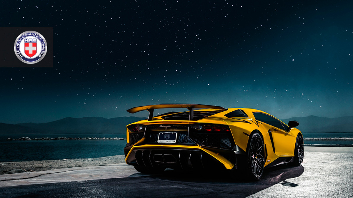 LAMBORGHINI AVENTADOR SV EQUIPADO COM RODAS DA HRE PERFORMANCE WHEELS, foto 3