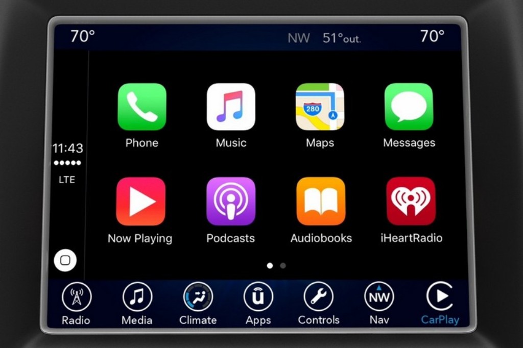 SISTEMA UCONNECT DA FCA AGORA COM ANDROID AUTO E APPLE CARPLAY, foto 1