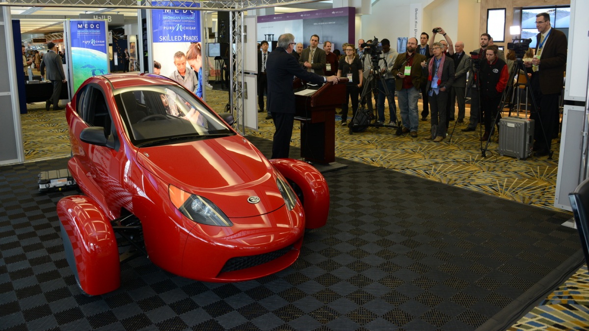 ELIO P5: UM CARRO DE TRÊS RODAS APRESENTADO EM DETROIT, foto 3