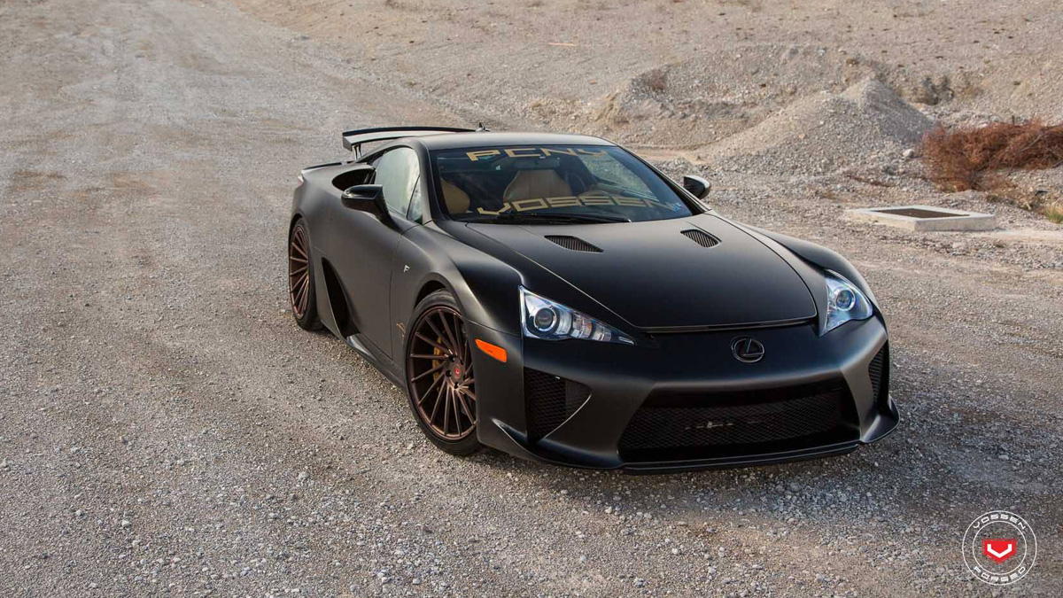 LEXUS LF-A 'MAD MAX' BY VOSSEN: UM MODELO SINISTRO E SOFISTICADO, foto 1