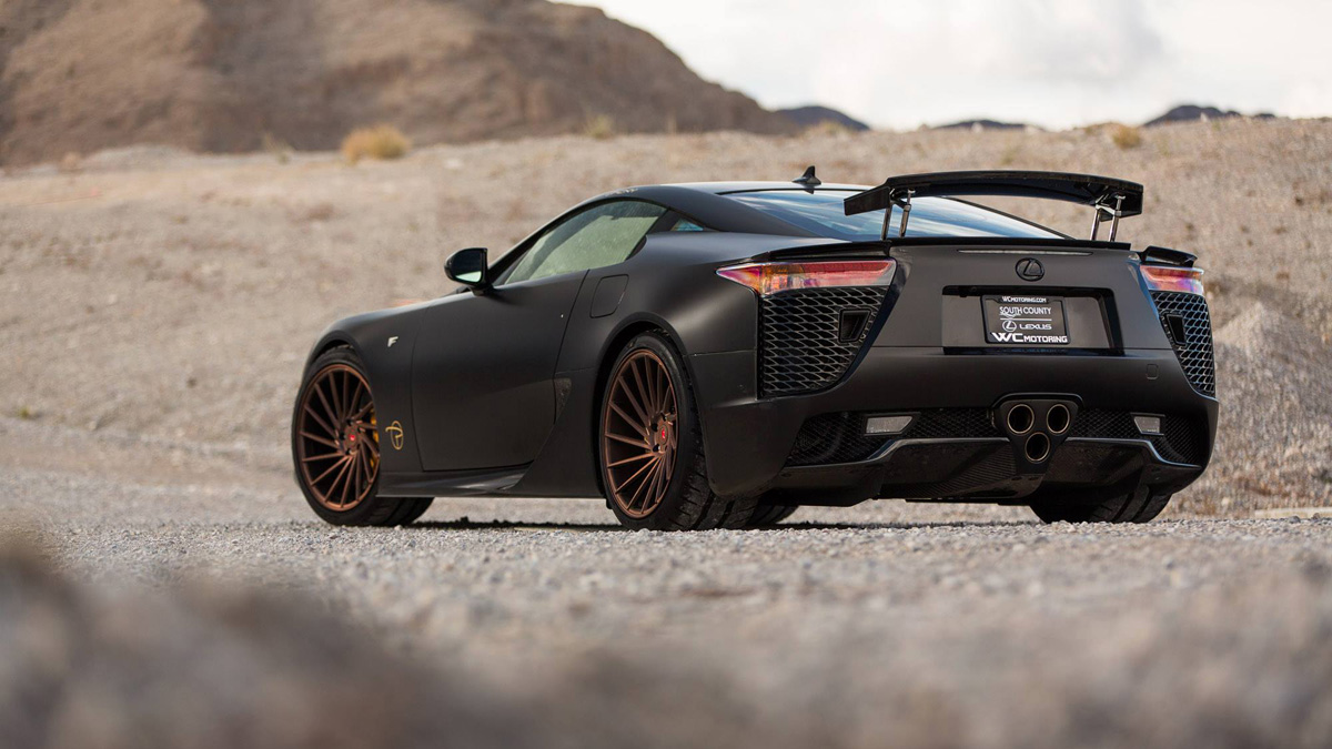 LEXUS LF-A 'MAD MAX' BY VOSSEN: UM MODELO SINISTRO E SOFISTICADO, foto 8