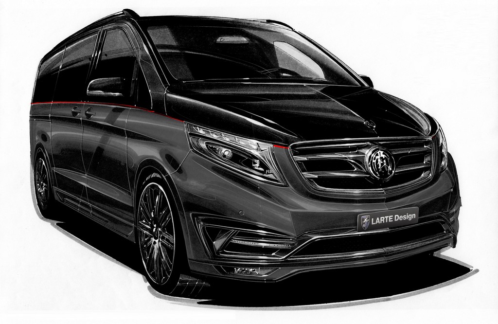 MERCEDES-BENZ V CLASS BLACK CRYSTAL: O ÚLTIMO TRABALHO DA LARTE DESIGN, foto 1