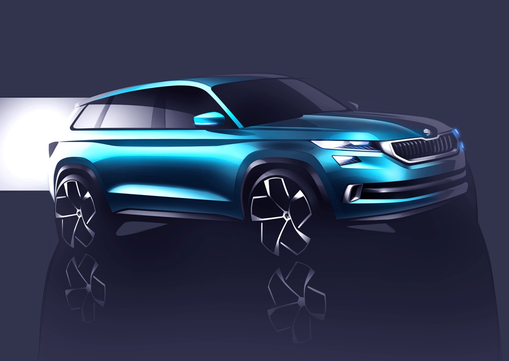 SKODA MOSTRARÁ O SUV VISION S EM GENEBRA, foto 1