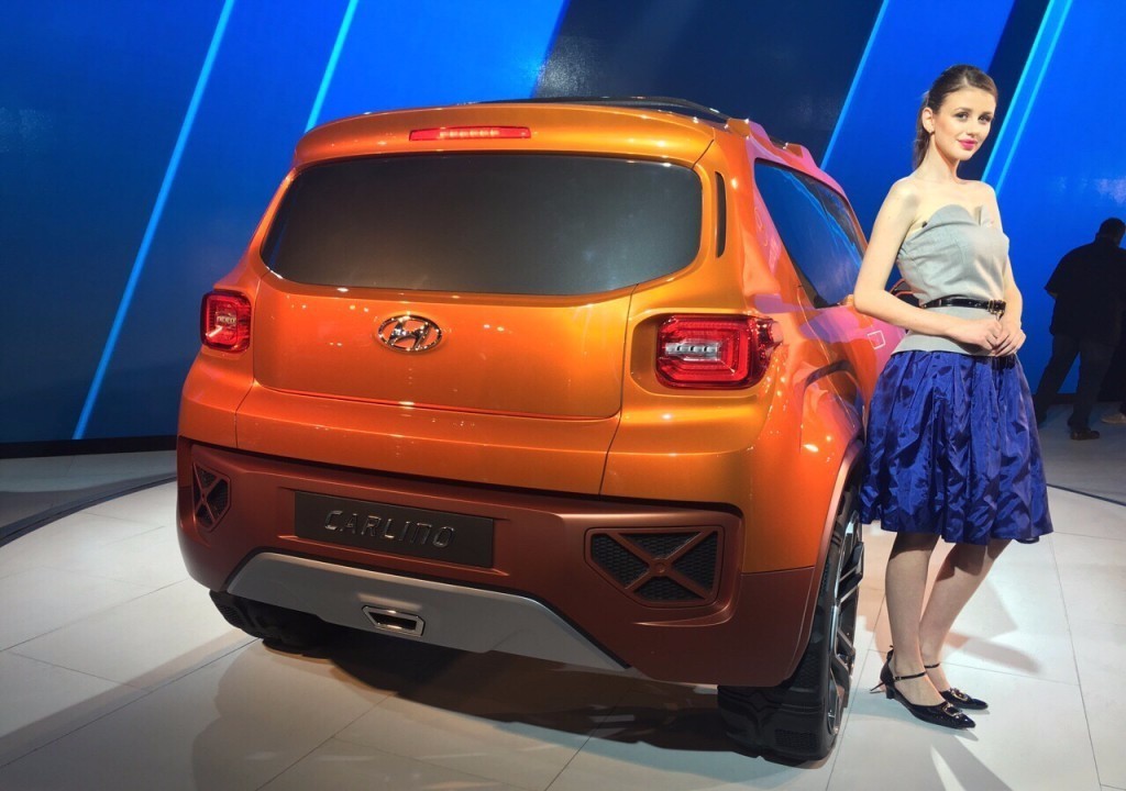 HYUNDAI CARLINO CONCEPT É MOSTRADO EM NEW DELHI, foto 5