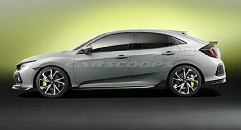 SURGEM AS PRIMEIRAS IMAGENS DO HONDA CIVIC HATCHBACK CONCEPT, foto 1
