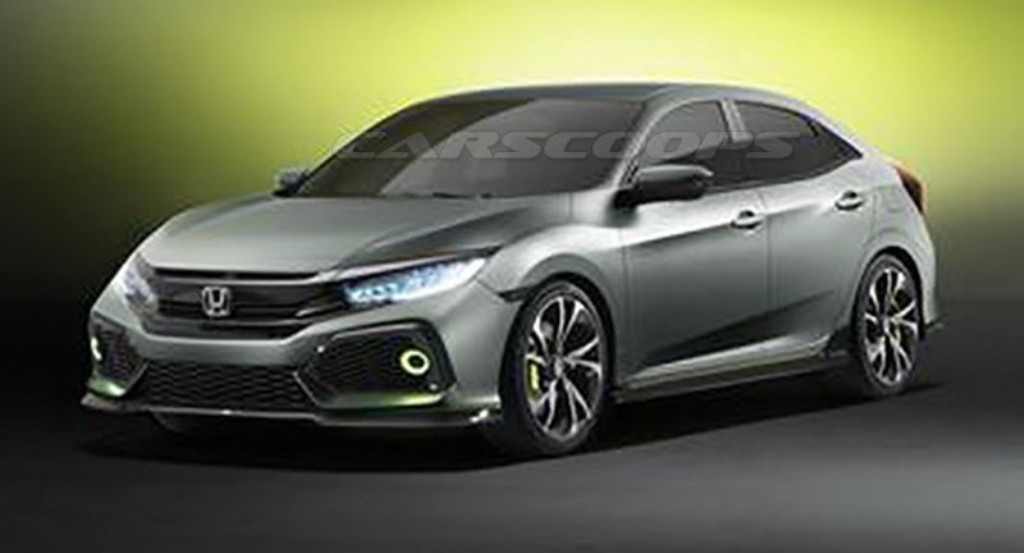 SURGEM AS PRIMEIRAS IMAGENS DO HONDA CIVIC HATCHBACK CONCEPT, foto 2