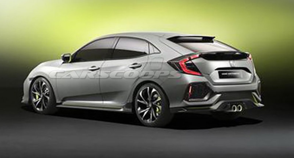 SURGEM AS PRIMEIRAS IMAGENS DO HONDA CIVIC HATCHBACK CONCEPT, foto 3