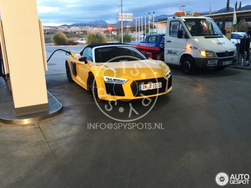 AUDI TT-RS E R8 SPYDER APANHADOS EM TESTES NA ESPANHA, foto 2
