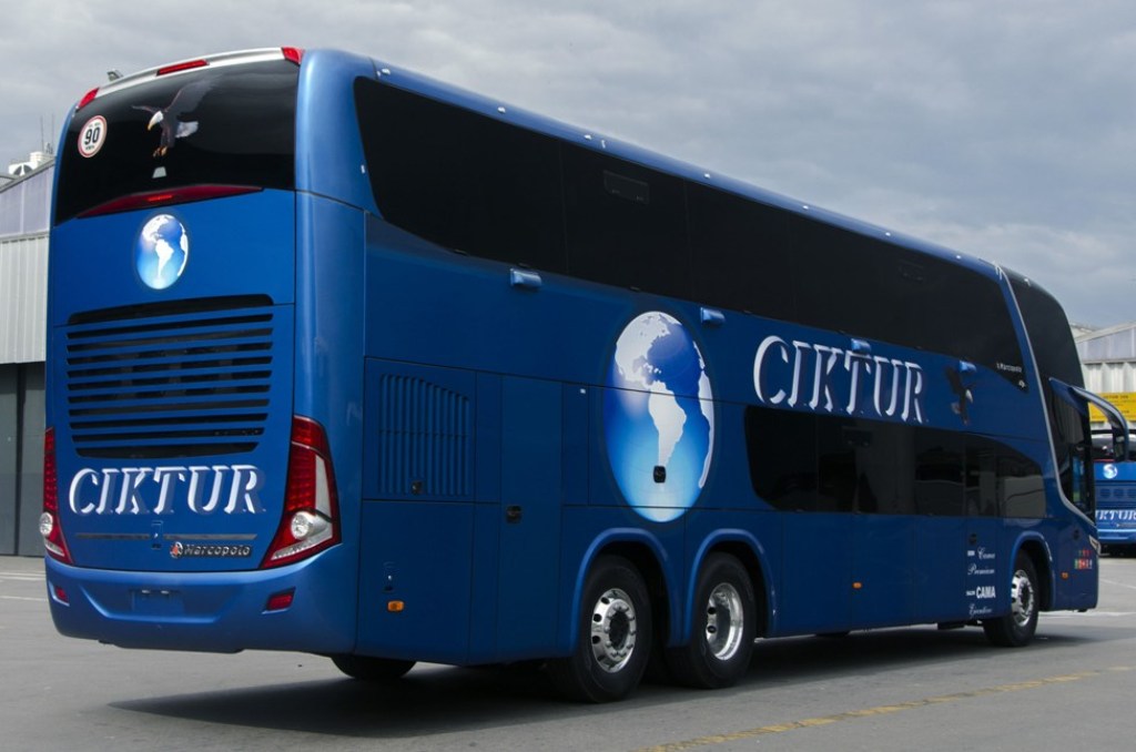 MARCOPOLO ENTREGA ÔNIBUS PARADISO 1800 DOUBLE DECKER PARA O CHILE, foto 2