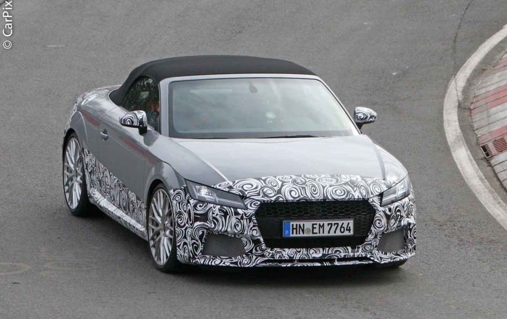 NOVO AUDI TT-RS ROADSTER JÁ ESTÁ SENDO TESTADO EM NÜRBURGRING, foto 2