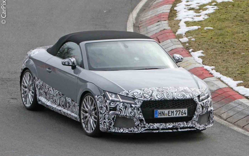 NOVO AUDI TT-RS ROADSTER JÁ ESTÁ SENDO TESTADO EM NÜRBURGRING, foto 3