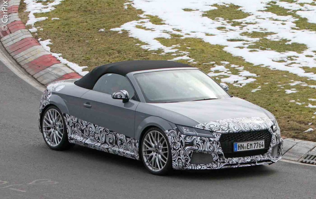 NOVO AUDI TT-RS ROADSTER JÁ ESTÁ SENDO TESTADO EM NÜRBURGRING, foto 4