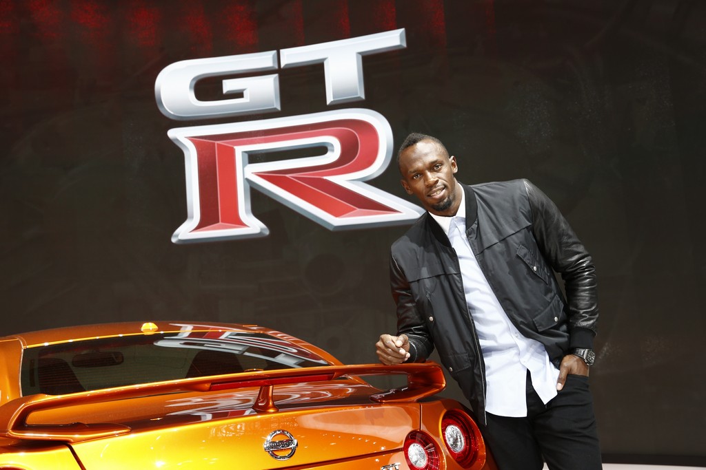 USAIN BOLT MARCA PRESENÇA NA APRESENTAÇÃO DO RENOVADO NISSAN GT-R 2017 EM NEW YORK, foto 5