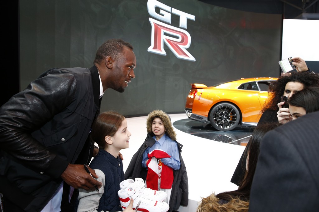 USAIN BOLT MARCA PRESENÇA NA APRESENTAÇÃO DO RENOVADO NISSAN GT-R 2017 EM NEW YORK, foto 6
