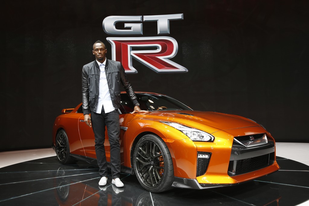USAIN BOLT MARCA PRESENÇA NA APRESENTAÇÃO DO RENOVADO NISSAN GT-R 2017 EM NEW YORK, foto 7