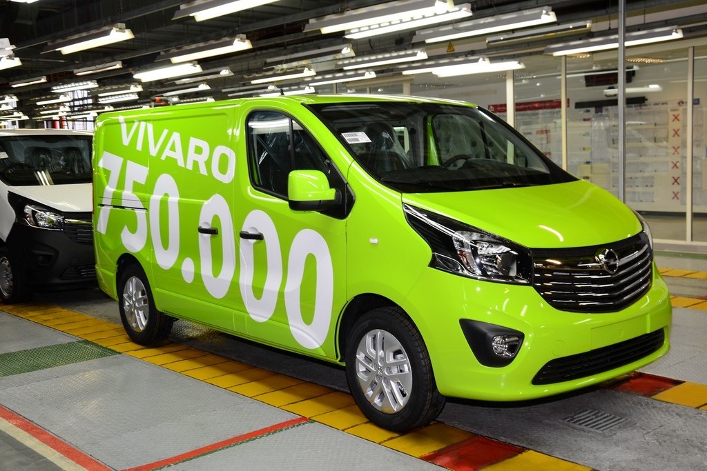 OPEL PRODUZ A UNIDADE 750.000 DO VIVARO, foto 1