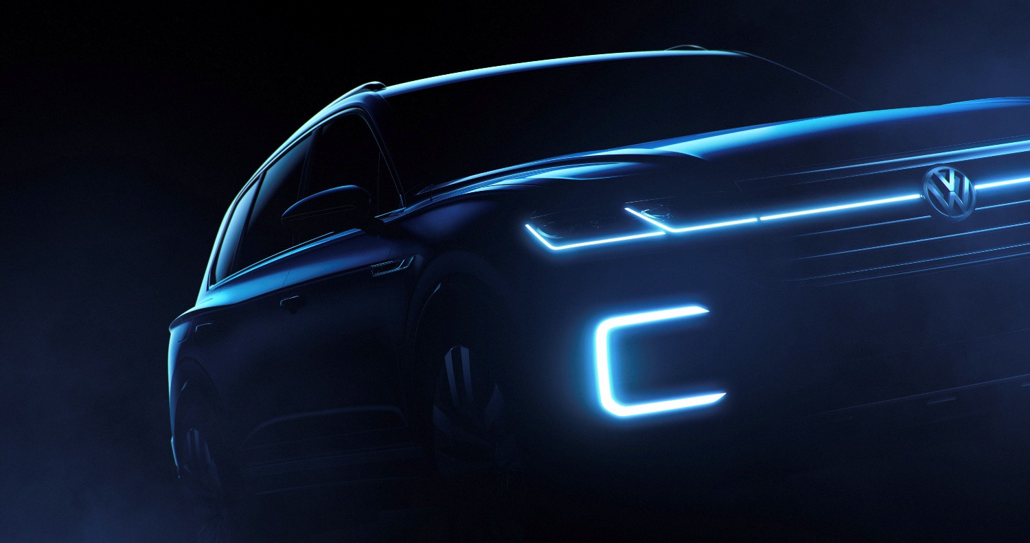 VOLKSWAGEN REVELA TEASER DE TOUAREG CONCEPT HÍBRIDO COM 381 CV, foto 2