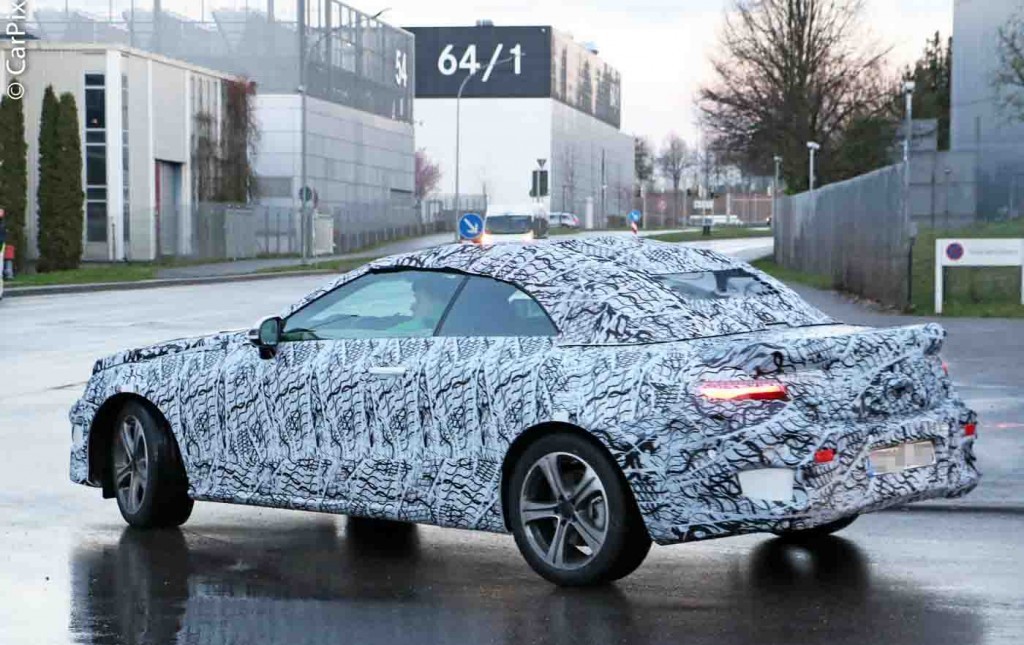 NOVO MERCEDES-BENS E CLASS CABRIOLET JÁ ESTÁ EM TESTES DE DESENVOLVIMENTO PELA EUROPA, foto 6
