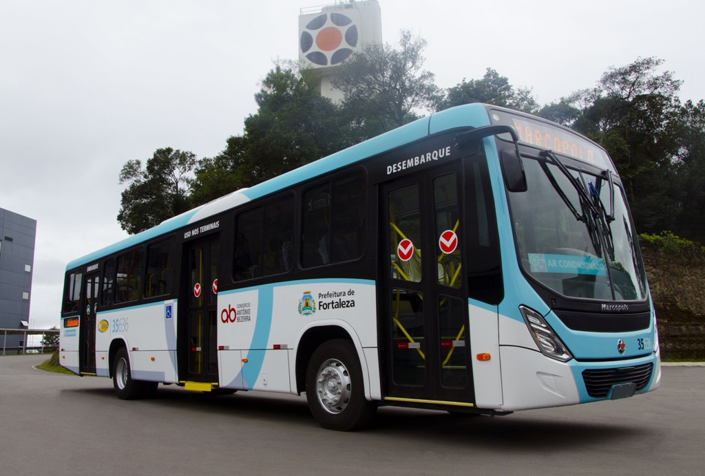 MARCOPOLO VENDE 107 ÔNIBUS PARA OPERADORES DE TRANSPORTE DE FORTALEZA, NO CEARÁ, foto 1