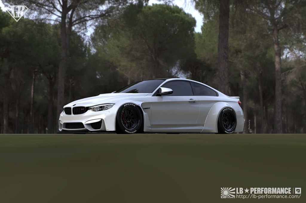 LIBERTY WALK APRESENTA MAIS UMA PREPARAÇÃO PARA O BMW M4 BMW, foto 4