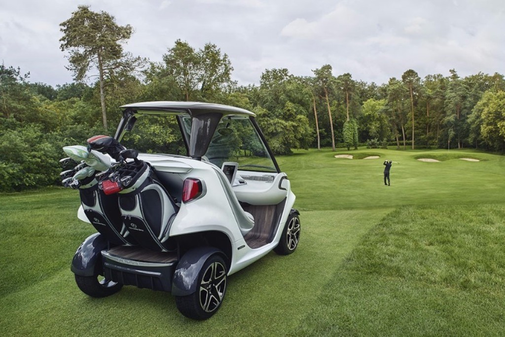 ESSE É O CARRINHO DE GOLF DA MERCEDES-BENZ, foto 2