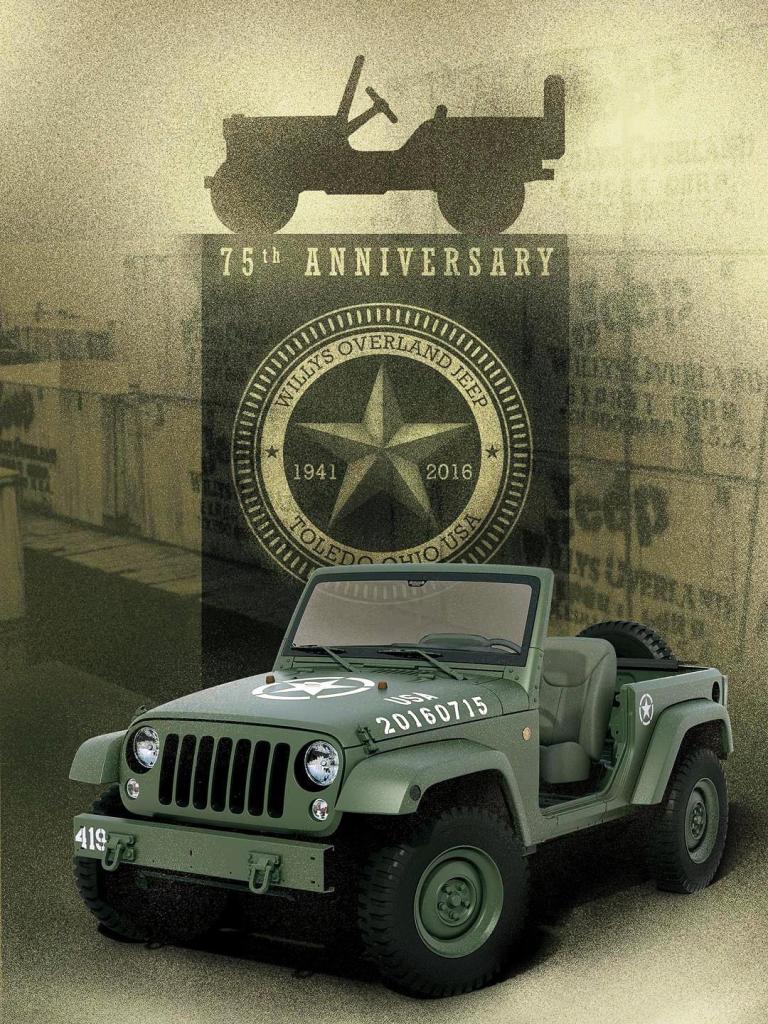 JEEP WRANGLER 75TH SALUTE PRESTA UMA HOMENAGEM À SUA ORIGEM MILITAR, foto 4