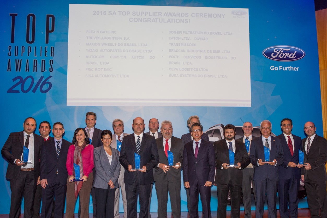 FORD RECONHECE FORNECEDORES DA AMÉRICA DO SUL COM O PRÊMIO TOP SUPPLIER 2016, foto 1
