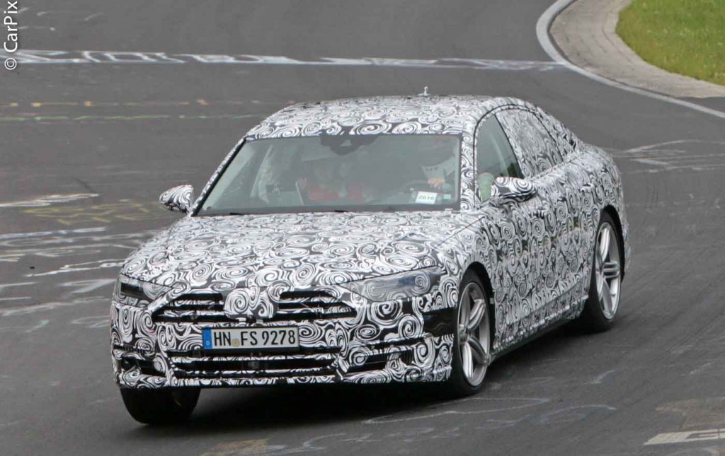 NOVA GERAÇÃO DO AUDI A8 RODANDO POR NÜRBURGRING, foto 3