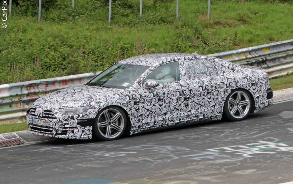 NOVA GERAÇÃO DO AUDI A8 RODANDO POR NÜRBURGRING, foto 5