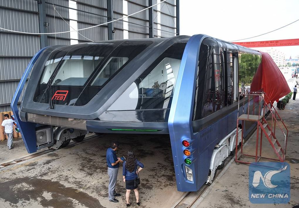 ÔNIBUS ELÉTRICO QUE NÃO INTERFERE NO TRÁFEGO ESTREIA NA CHINA, foto 6