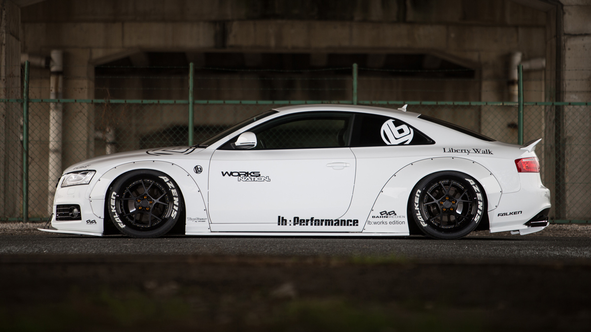 LIBERTY WALK APRESENTA SEU PROGRAMA DE ESTILO PARA O AUDI A5/S5 COUPE, foto 3