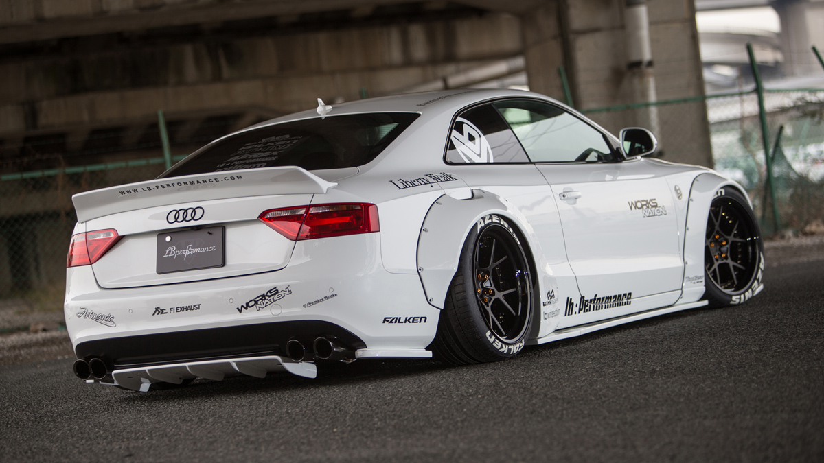 LIBERTY WALK APRESENTA SEU PROGRAMA DE ESTILO PARA O AUDI A5/S5 COUPE, foto 4