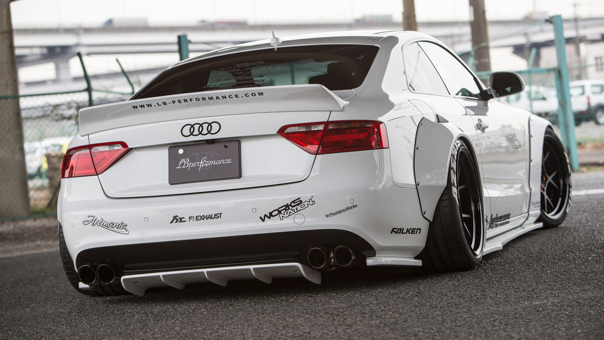 LIBERTY WALK APRESENTA SEU PROGRAMA DE ESTILO PARA O AUDI A5/S5 COUPE, foto 5