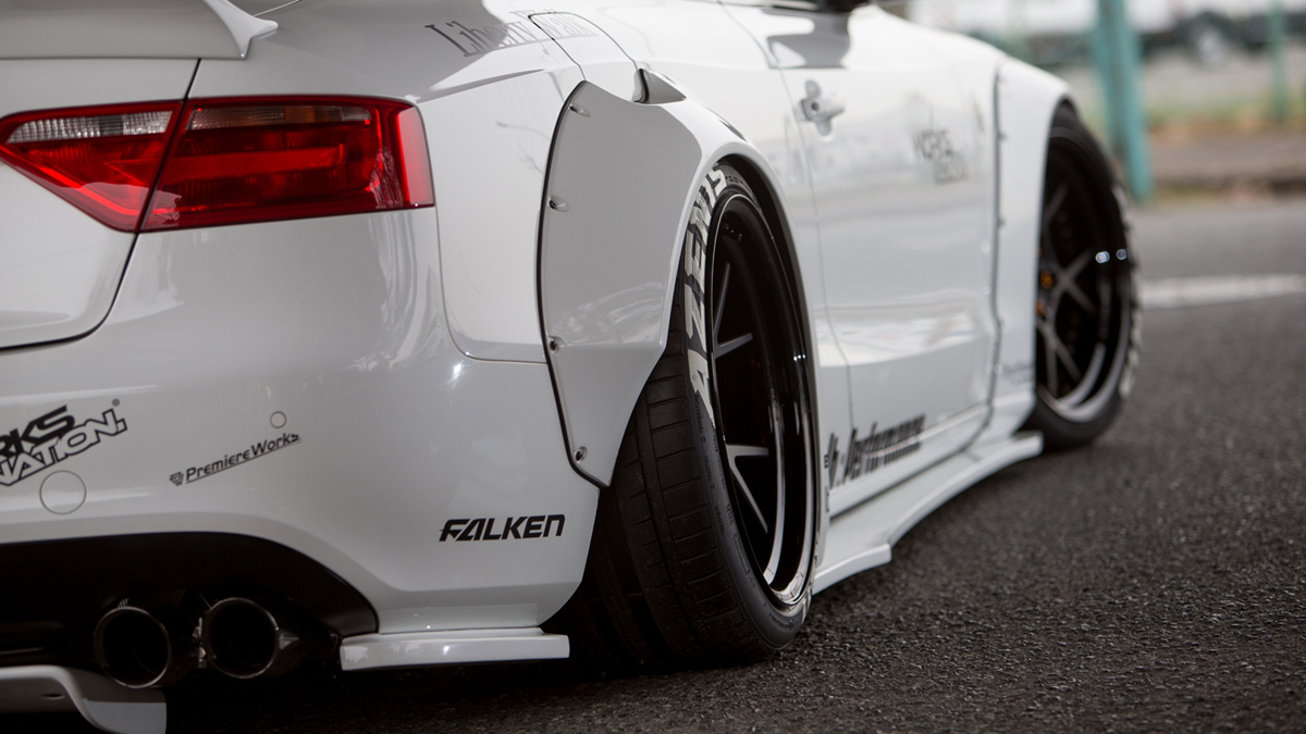 LIBERTY WALK APRESENTA SEU PROGRAMA DE ESTILO PARA O AUDI A5/S5 COUPE, foto 6