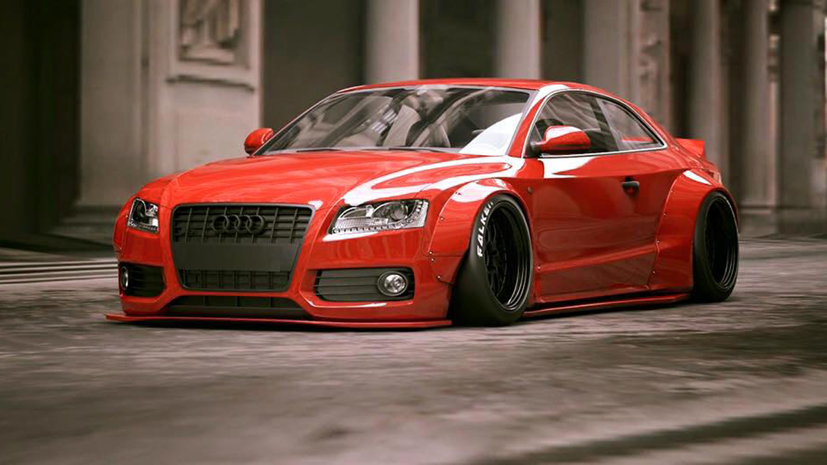 LIBERTY WALK APRESENTA SEU PROGRAMA DE ESTILO PARA O AUDI A5/S5 COUPE, foto 11