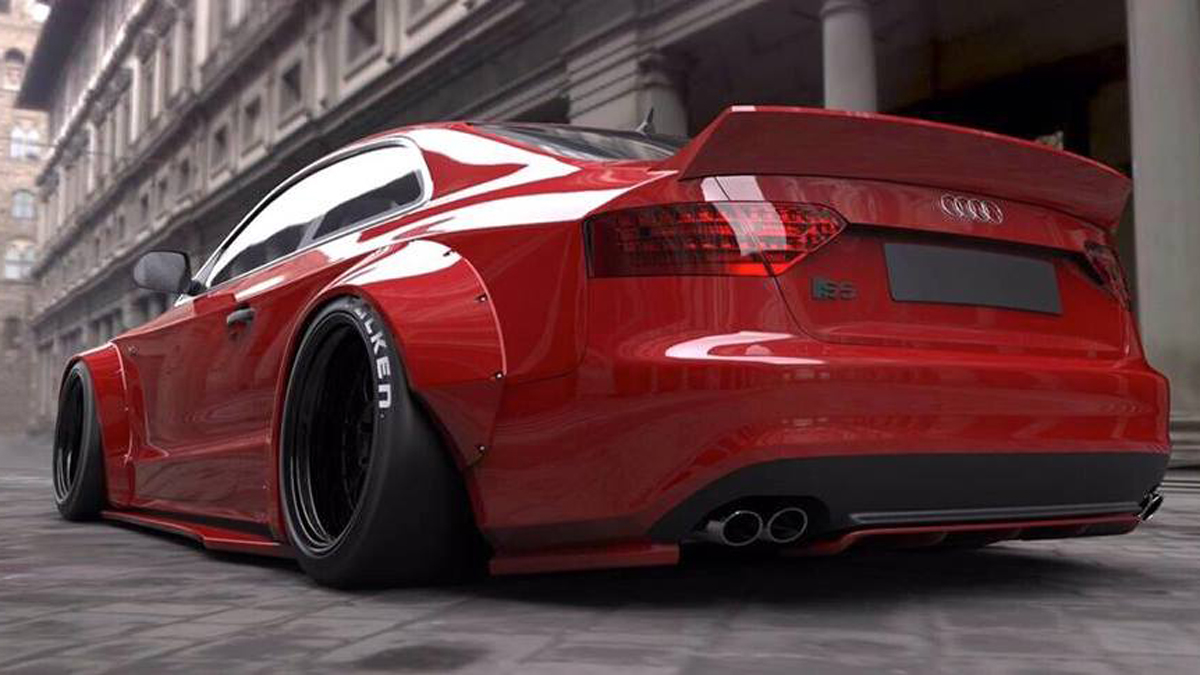LIBERTY WALK APRESENTA SEU PROGRAMA DE ESTILO PARA O AUDI A5/S5 COUPE, foto 14