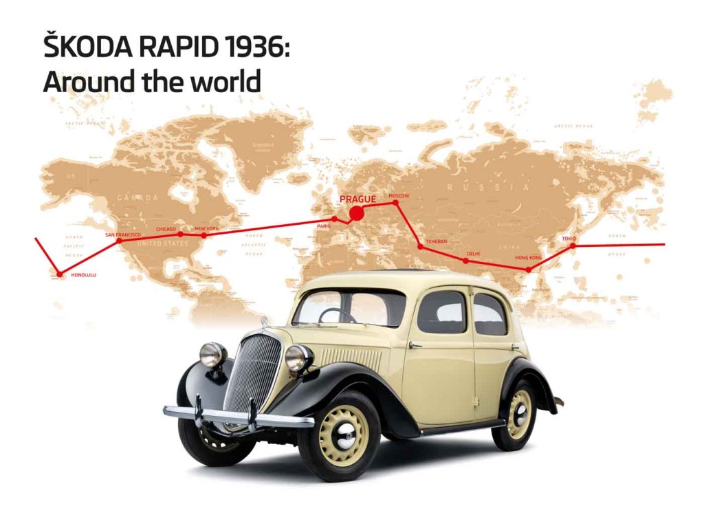 HÁ 80 ANOS O SKODA RAPID DAVA A VOLTA AO MUNDO, foto 1
