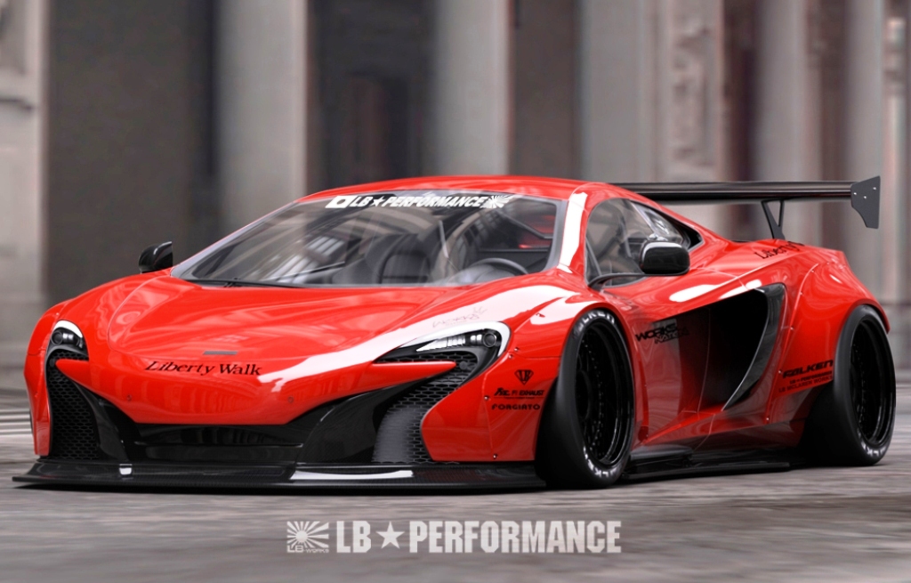 LIBERTY WALK APRESENTA SEU PROGRAMA PARA O McLAREN 650S, foto 1