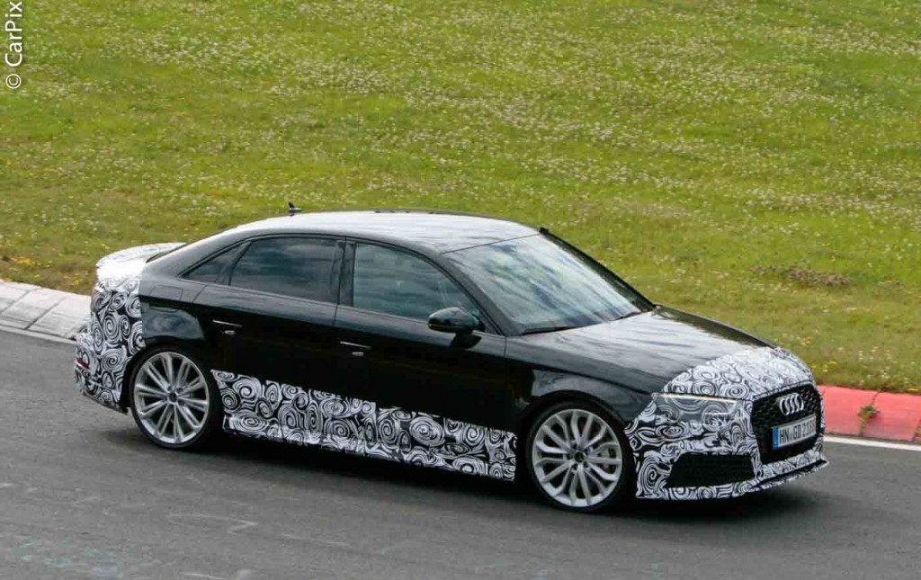 AUDI RS3 NA VERSÃO SEDAN EM TESTES DE DESENVOLVIMENTO, foto 4