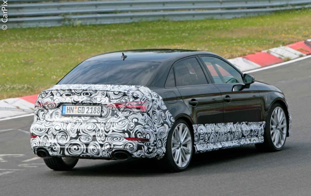 AUDI RS3 NA VERSÃO SEDAN EM TESTES DE DESENVOLVIMENTO, foto 9