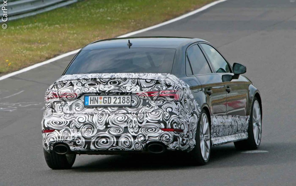 AUDI RS3 NA VERSÃO SEDAN EM TESTES DE DESENVOLVIMENTO, foto 10