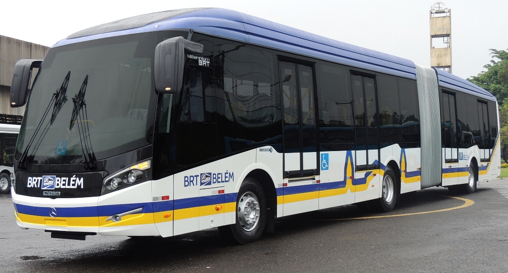 ÔNIBUS MERCEDES-BENZ ENTRAM EM OPERAÇÃO NO PRIMEIRO BRT DA REGIÃO NORTE DO PAÍS, foto 1