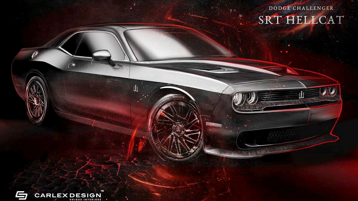 CARLEX DESIGN APRESENTA UM DODGE CHALLENGER HELLCAT UM TANTO SINISTRO, foto 1