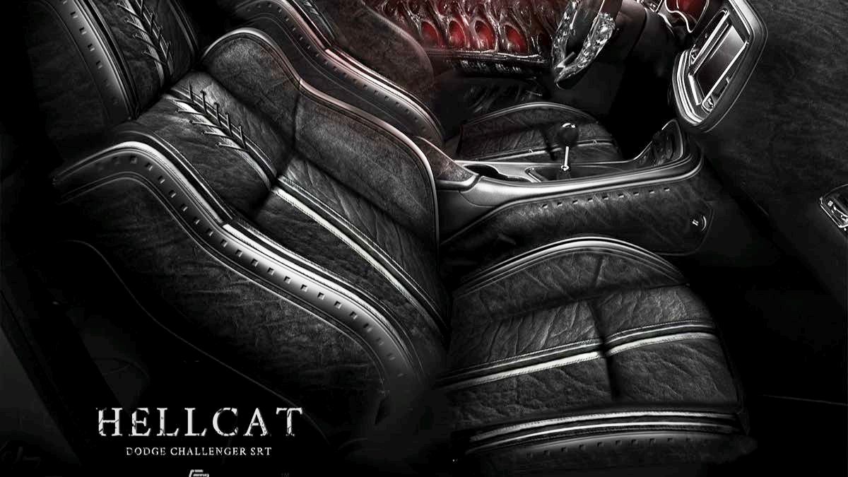 CARLEX DESIGN APRESENTA UM DODGE CHALLENGER HELLCAT UM TANTO SINISTRO, foto 2