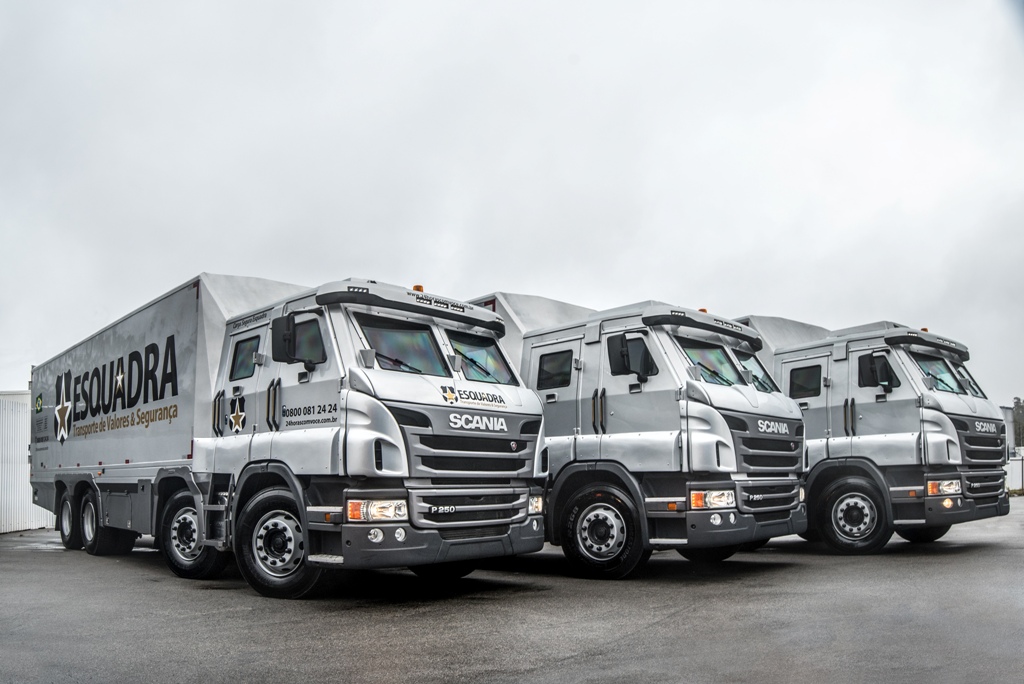 SCANIA VENDE CAMINHÕES BLINDADOS PARA A ESQUADRA, foto 1
