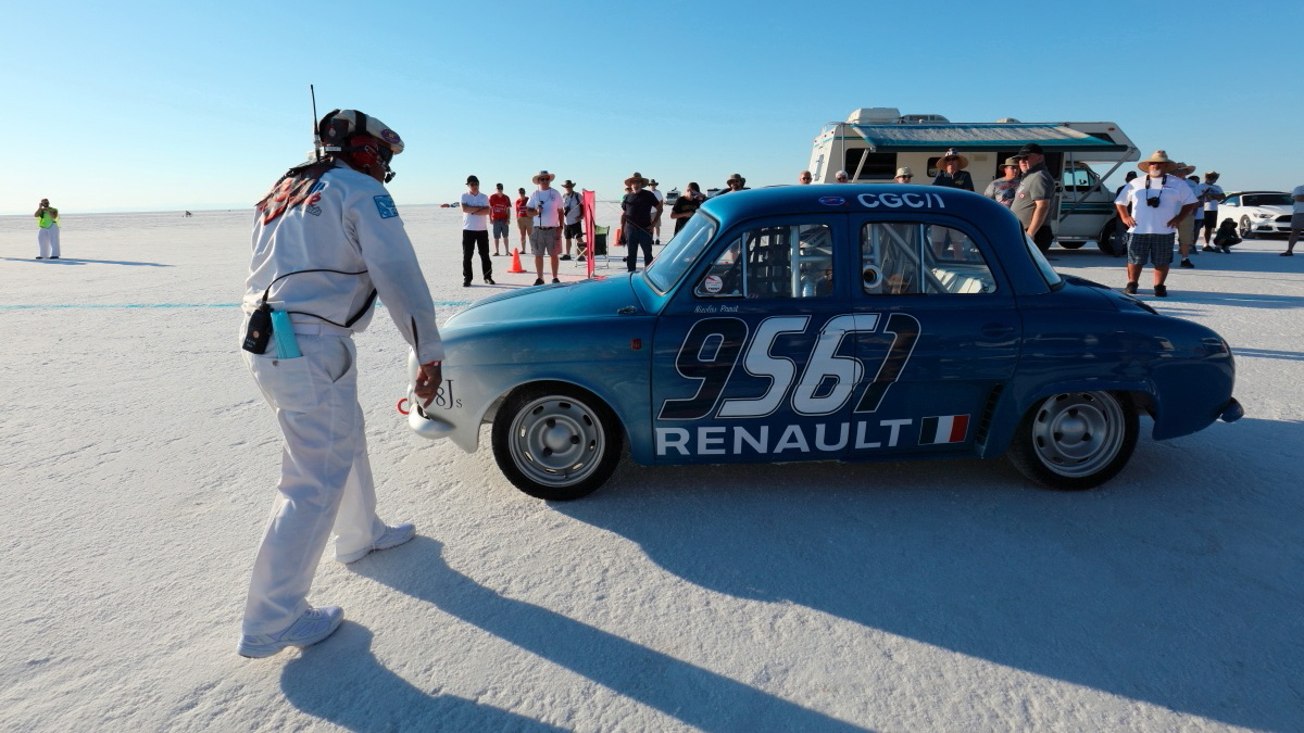 RENAULT ETOILE FILANTE RETORNA A BONNEVILLE DEPOIS DE 60 ANOS, foto 6