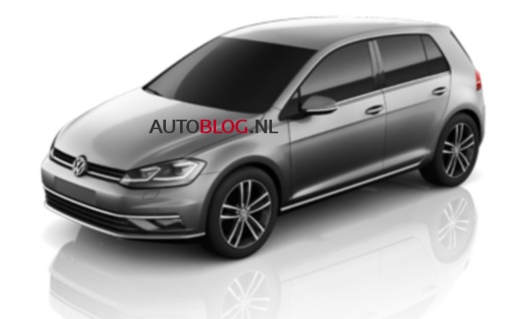 FACELIFT DO VOLKSWAGEN GOLF ESCAPA E VAZA NA INTERNET, foto 2