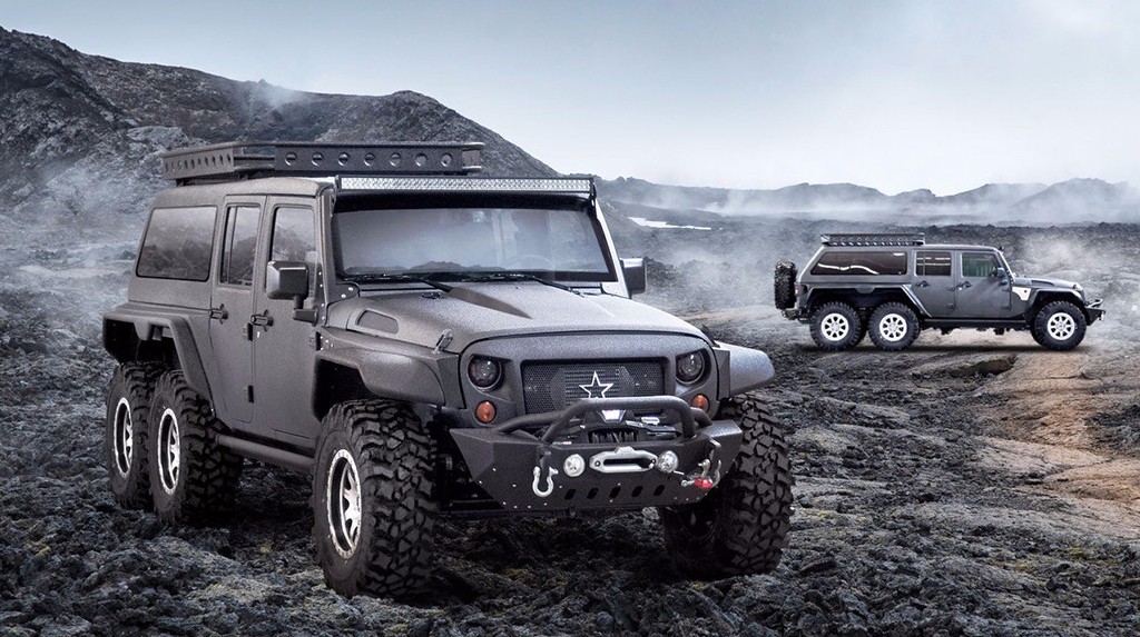 CHINESES DA G. PATTON APRESENTAM O JEEP WRANGLER 6X6 TOMAHAWK, foto 1