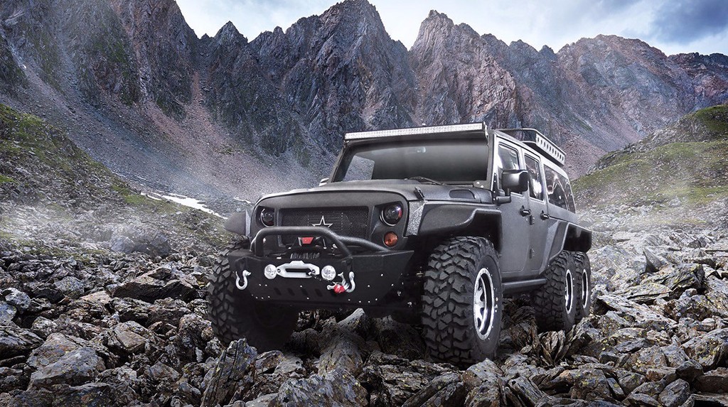CHINESES DA G. PATTON APRESENTAM O JEEP WRANGLER 6X6 TOMAHAWK, foto 2